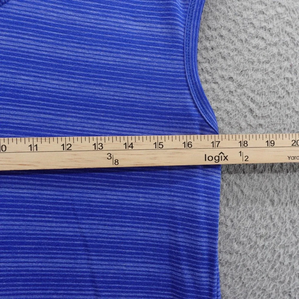 Talbots UPF 50+ Cap Sleeve Dress Small Blue Womens‎ Midi Length Side Tie Casual